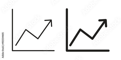 Stats icon vector isolated on white background. Simple icon set.