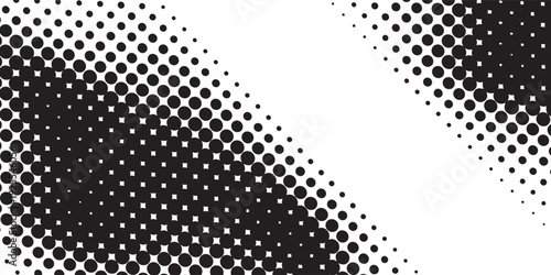 Grunge halftone gradient background. Faded grainy noise texture. vector background dot eps10