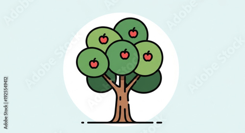 funny cartoon tree