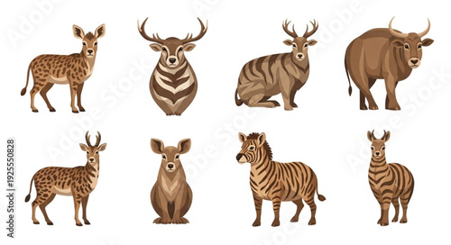set of animals