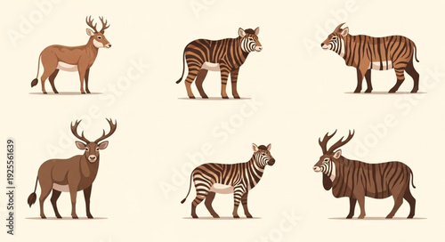 set of animals