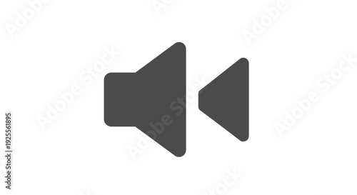 Volume Control Icon with Speaker Symbol.