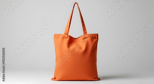 Wallpaper Mural Orange tote bag with two long handles Torontodigital.ca