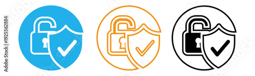 Security and protection icons
