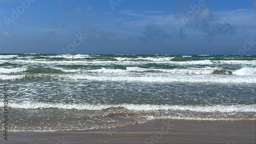 waves on the beach