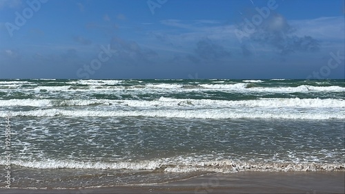 waves on the beach