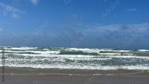 waves on the beach