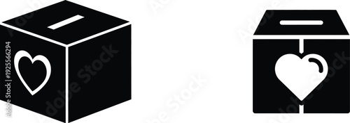 Ramadan kareem greeting card design with heart symbols