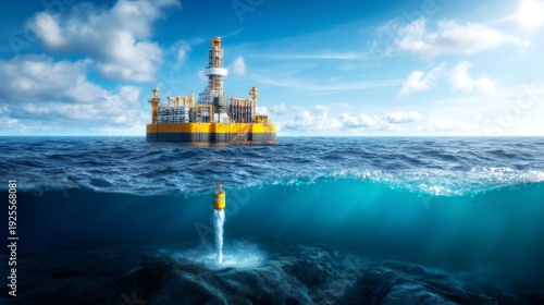 Carbon Capture Platform with Underwater CO2 Injection