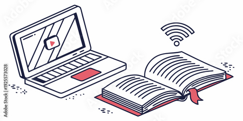 Modern technology blending with traditional learning methods through wireless connectivity