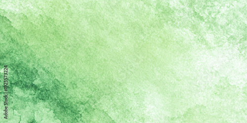 Emerald Embrace: A harmonious blend of lush, watercolor washes in varying shades of green, evoking a sense of tranquility and the beauty of nature. 