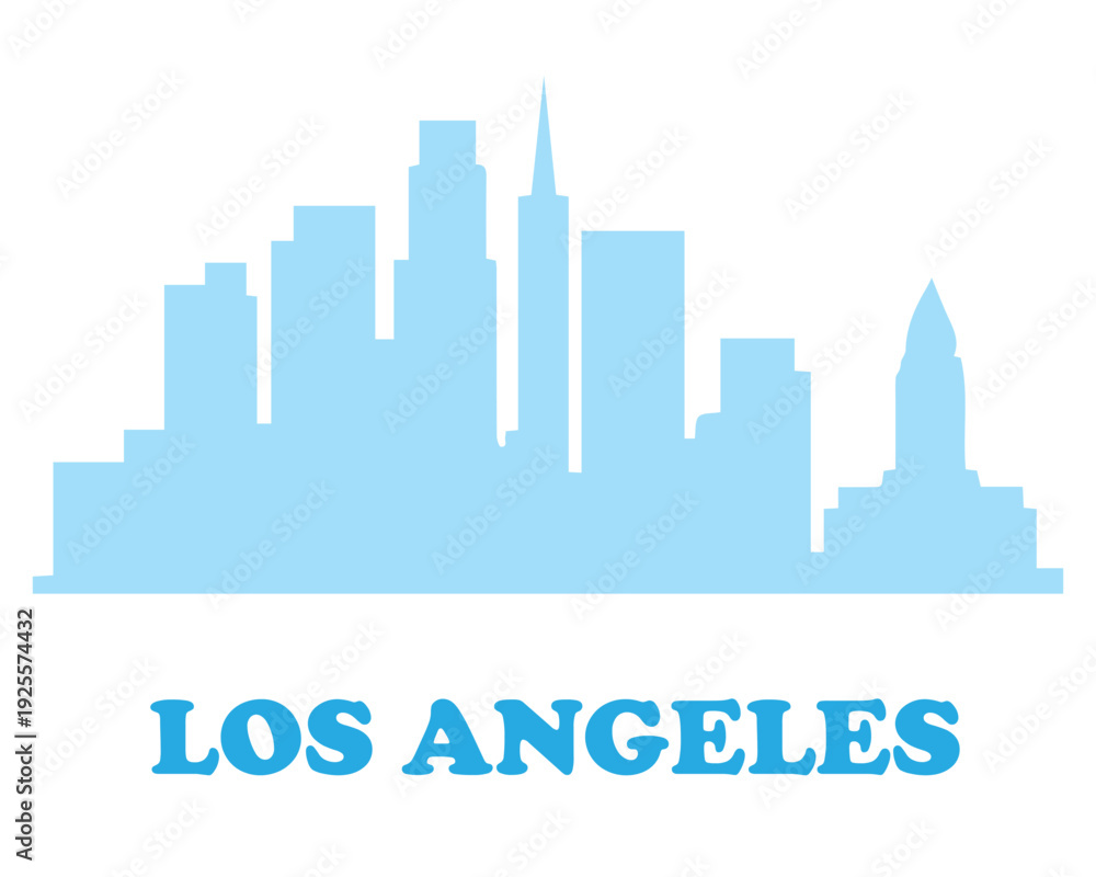 Fototapeta premium Los Angeles Skyline