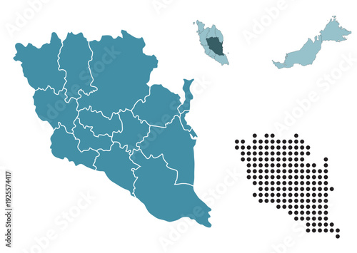 Set maps of Pahang state