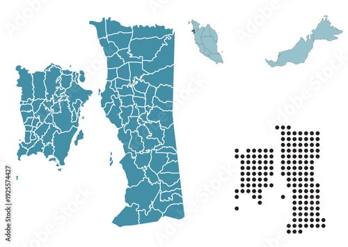 Set maps of Perak state