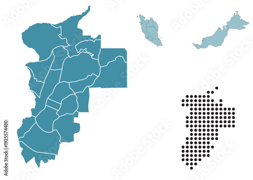 Set maps of Putrajaya state