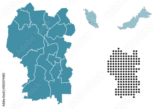 Set maps of Kuala Lumpur state
