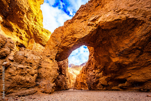 Natural Bridge Rock Formation Death Valley