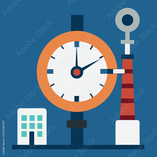 A reactor pressure gauge symbolizing monitoring 