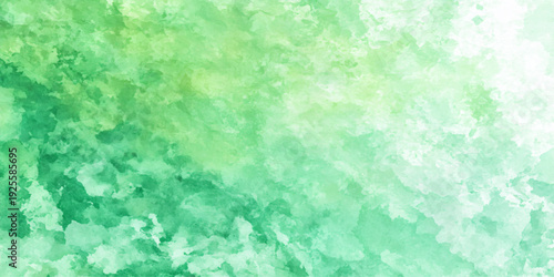 Abstract Watercolor Strokes: A captivating display of abstract watercolor art, featuring a blend of vibrant green and fresh colors, that is soothing and refreshing and with a soft, dreamy quality.