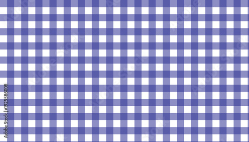 Purple and white gingham checkered pattern background texture fabric plaid square checked cloth. Resizable and Editable. EPS, 10.