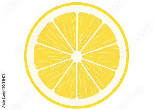 A vibrant yellow lemon slice icon.