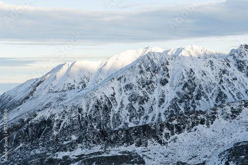 Winter mountain landscape