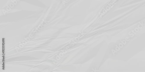 abstract white and gray parchment wrapping crumpled paper texture. creased page wrinkle retro rough distressed damage paper texture background.