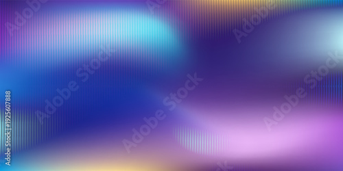Soft glass ripple gradient in icy pale blue and lavender hues. Delicate reeded texture with frosted distortion effect and minimal vertical blur. Glass texture, vector illustration