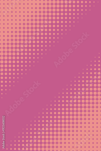 Red Vector halftone pattern easy edit for you design. Vector dots pattern on a white. Retro dots. Retro styled background of halftone dots.