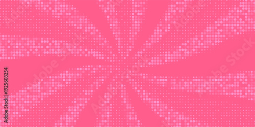 Pop art pink background in retro comic book style with halftone texture. Superhero cartoon fun backdrop design
