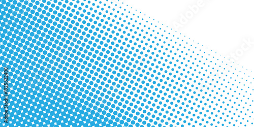 Transparent Vector Gradient Blue Color Halftone Background Staggered dot technology vector illustration eps10