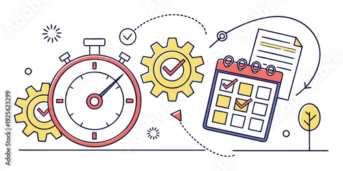 Balancing productivity with time management and goal setting in a creative workspace