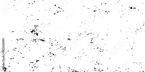 White, black dust overlay distress grungy grain, noise effect paint wall. small particles of debris and dust. crack and scratch dust paint concrete wall. subtle halftone grunge urban texture vector.