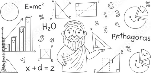 Set of artist supplies. Art and craft accessories such as brushes, knife, color, easel, palette. Vector illustration isolated on white background. Doodle hand drawn painting objects collection vector