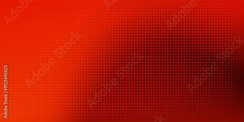 Picture red and crimson pop art background with halftone dots modern cartoon texture