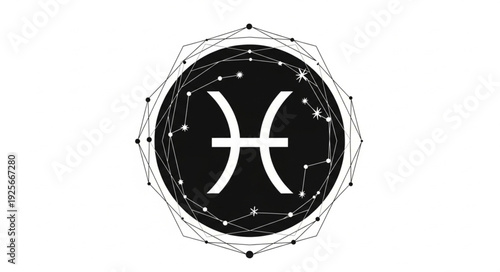 Pisces Zodiac Symbol Astrology Constellation Celestial.