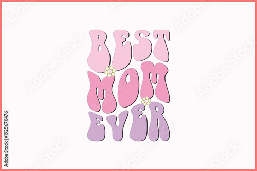 About Mom Retro T-Shirt Design