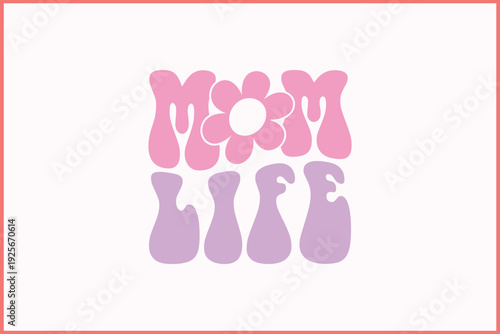 About Mom Retro T-Shirt Design