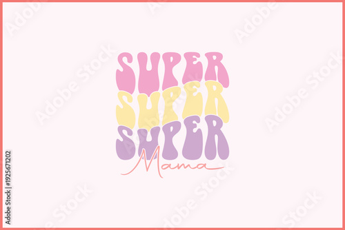 About Mom Retro T-Shirt Design