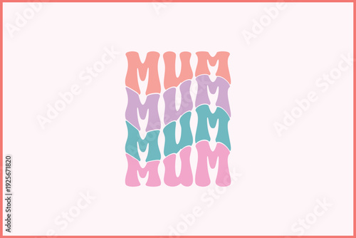 About Mom Retro T-Shirt Design