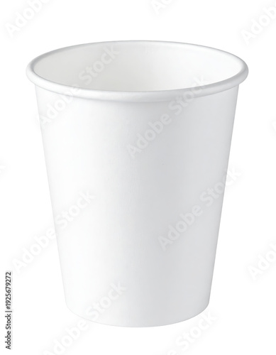 Wallpaper Mural White disposable paper cup with blank space for branding Torontodigital.ca