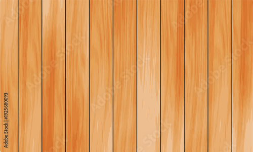 Realistic vertical wooden plank texture with warm orange and brown tones and visible wood grain creating a natural and rustic background for projects