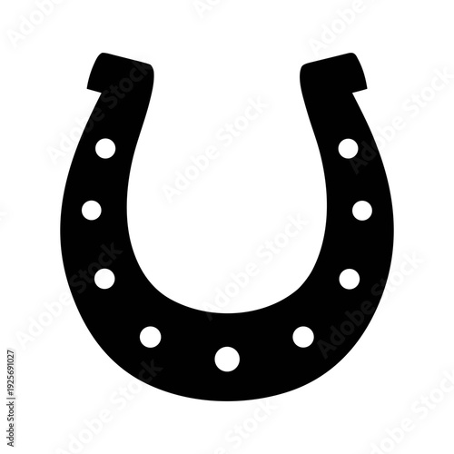 Find a horseshoe vector graphic download for good luck and fortune symbol clip art image usage