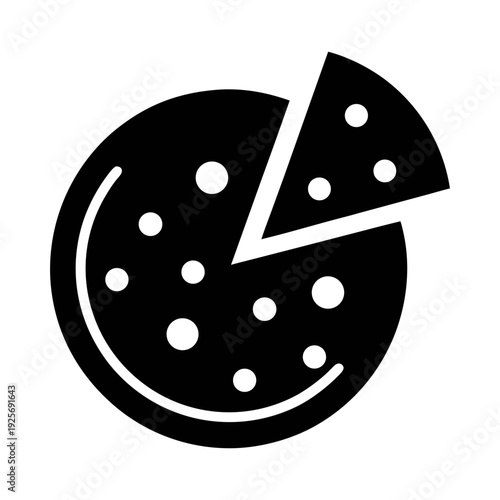 Delicious pizza slice italian food pepperoni pizza delivery restaurant pizzeria fast food icon vector