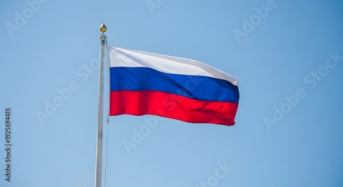 The russian flag waving in the wind Free Download The russian flag waving in the wind - GFXLoad