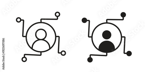 Affiliate marketing icon vector, Symbol, logo illustrations