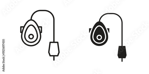 Anesthesia icon. modern vector symbols set