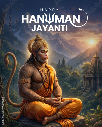Happy Hanuman Jayanti Poster