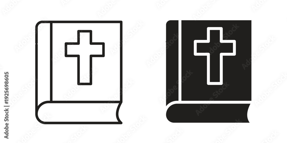 Obraz premium Bible icon. modern vector symbols set