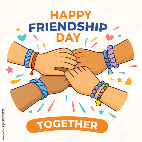 Happy friendship day - celebrate with friends